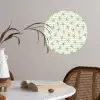 Zee - Ster - Strepen - Blauw Wandcirkel behangsticker klein 186 -sfeer3