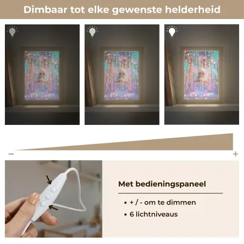 Fee - Schommel - Paars - Glinsters Light Box met kabel klein -USP_dimbaarNL