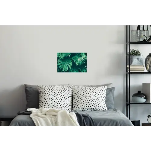 Monstera - Bladeren - Planten - Jungle - Natuur Muursticker klein -slaapkamer