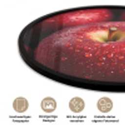 Rood - Appels - Fruit Fotolijst rond zonder passe partout klein -closeup_DE
