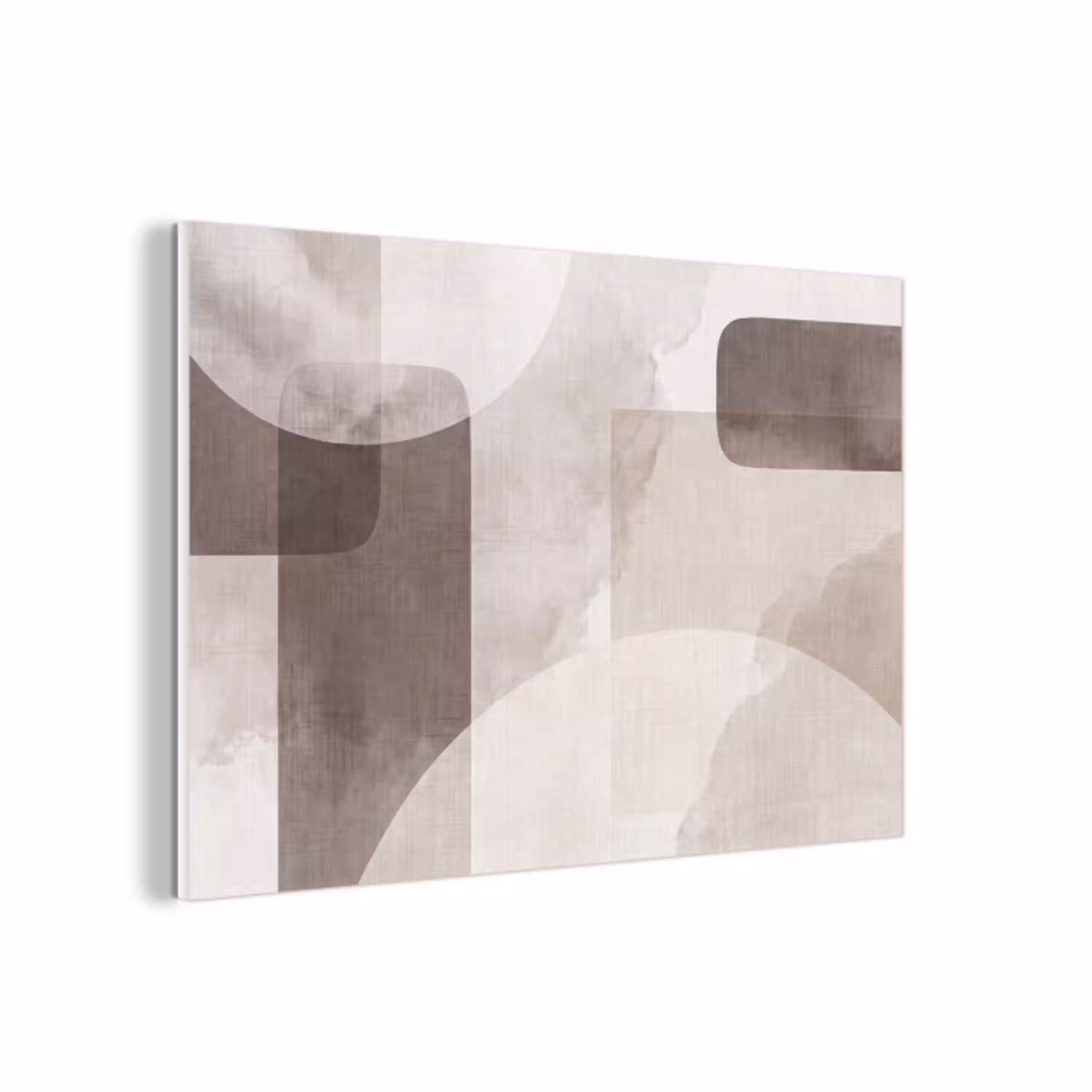 Abstracte vormen - Beige forex 5mm xxl -3d
