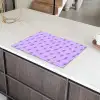 Bliksem - Paars - Lila Inductie beschermer vinyl 3mm klein 276 -sfeer8