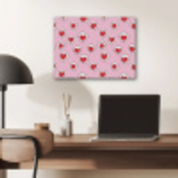 Hartjes - Patroon - Rood PET vilt klein 837 -sfeer5