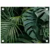 Tropische Bladeren tuinposter los doek klein -3d
