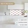 Kreeften - Donkerrood - Patroon keuken achterwand 2 middel -sfeer4_NL