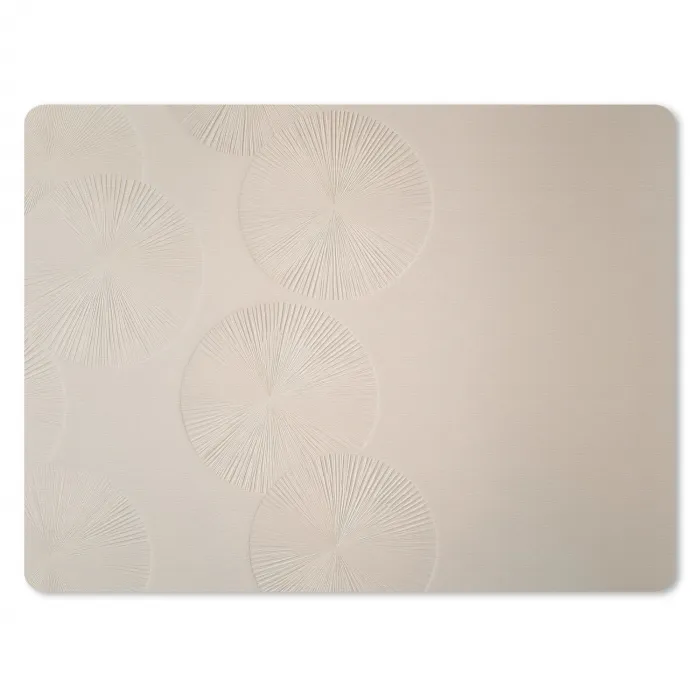 Japandi - Beige - Modern muismat rubber klein -3d