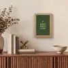 Donkergroen - Quote - Zon - Zomer Light Box met kabel (Wandlamp) klein -sfeer2