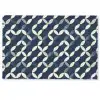 Abstract - Patroon - Blauw Deurmat klein 898 -zkaufland3d