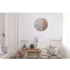 Voetstappen - Vloedlijn - Zee Wandcirkel aluminium klein -woonkamer