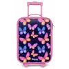 Kleurrijke vlinders in roze en blauw Kinderkoffer - Roze klein -zz3dotto