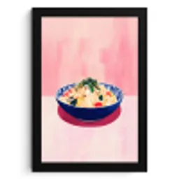 Rijst - Illustratie - Kom - Groente KitchenYeah - Keuken - Fotolijst klein -3d