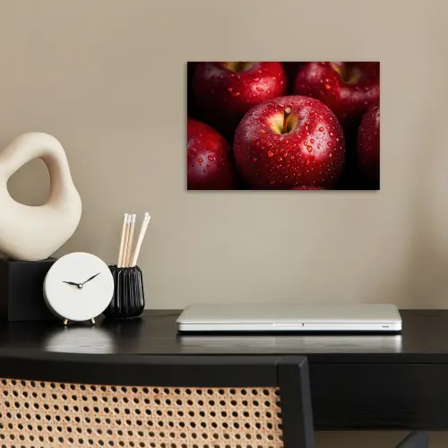 Rood - Appels - Fruit poster papier klein -sfeer1