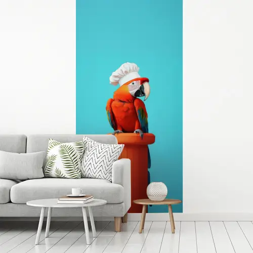 Ara - Koksmuts - Sokkel - Grappig fotobehang vinyl groot -woonkamer