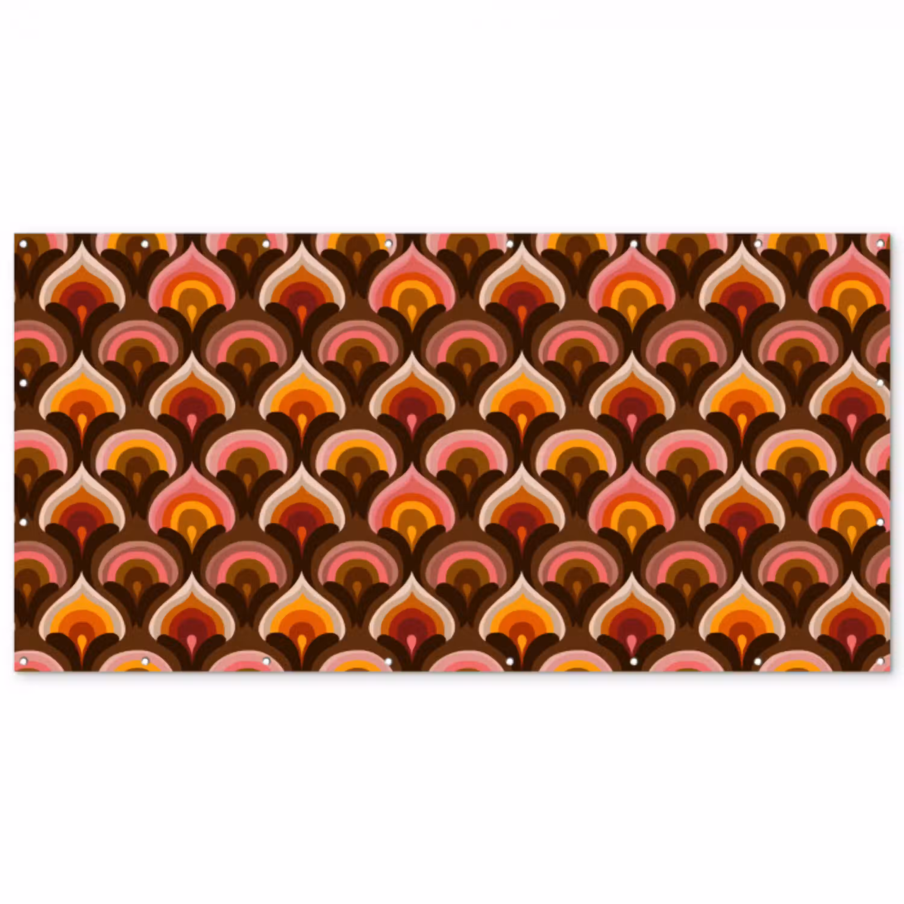 Patroon - Retro - Kleurrijk Balkonbeschermer Duitsland klein 596 -zz_3d