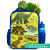 Dinosaurus in Dinosaurusland Kinderrugzak - Blauw middel -inhoud_NL