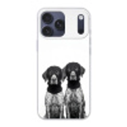 Honden - Bivakmuts - Zwart - wit Telefoonhoesje iPhone 17 Pro Max klein -3d