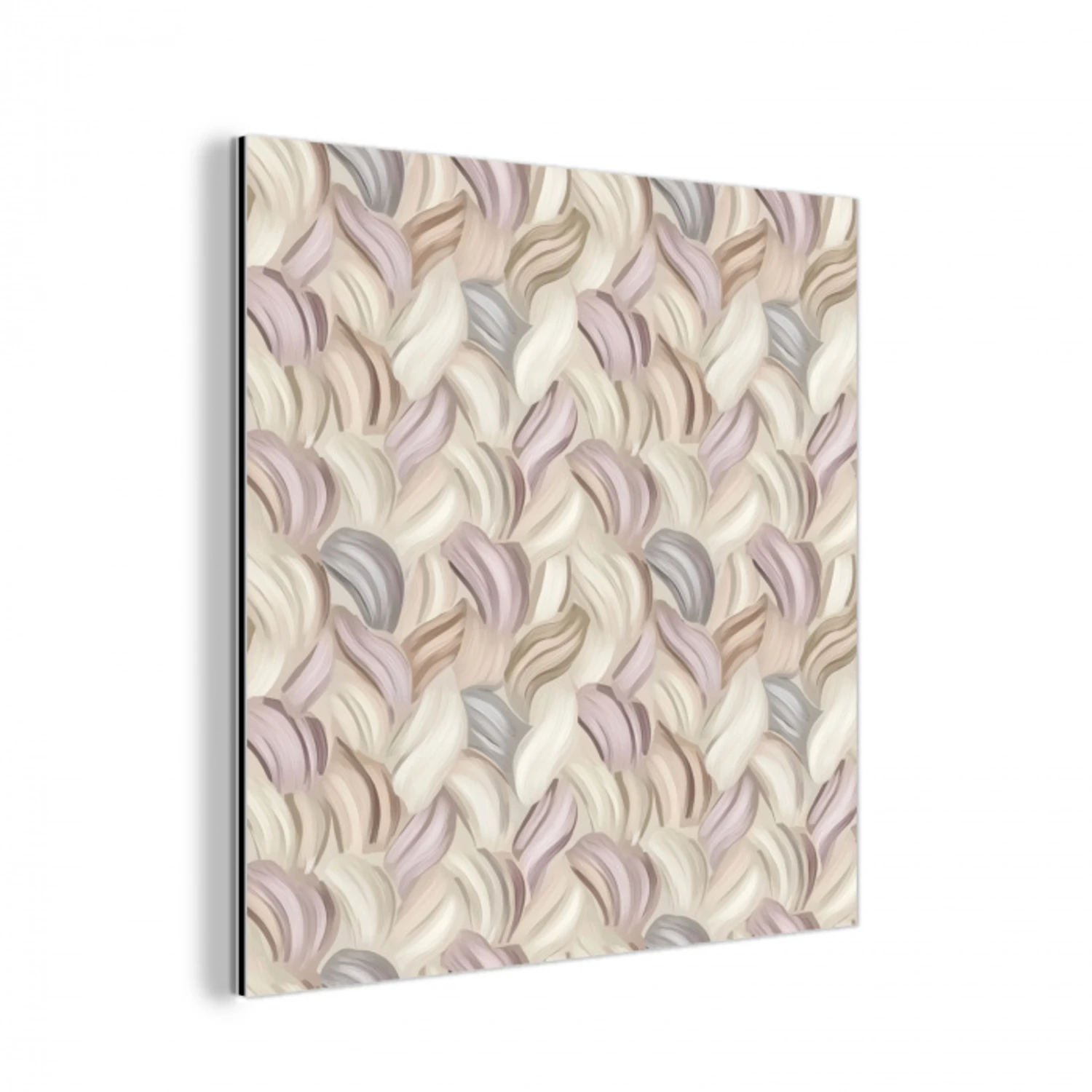 Abstract - Golvend - Pastel aluminium wit klein 46 -3d