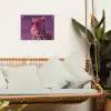 Panter - Zonnebril - Kauwgombel - Roze tuinposter los doek klein -sfeer7