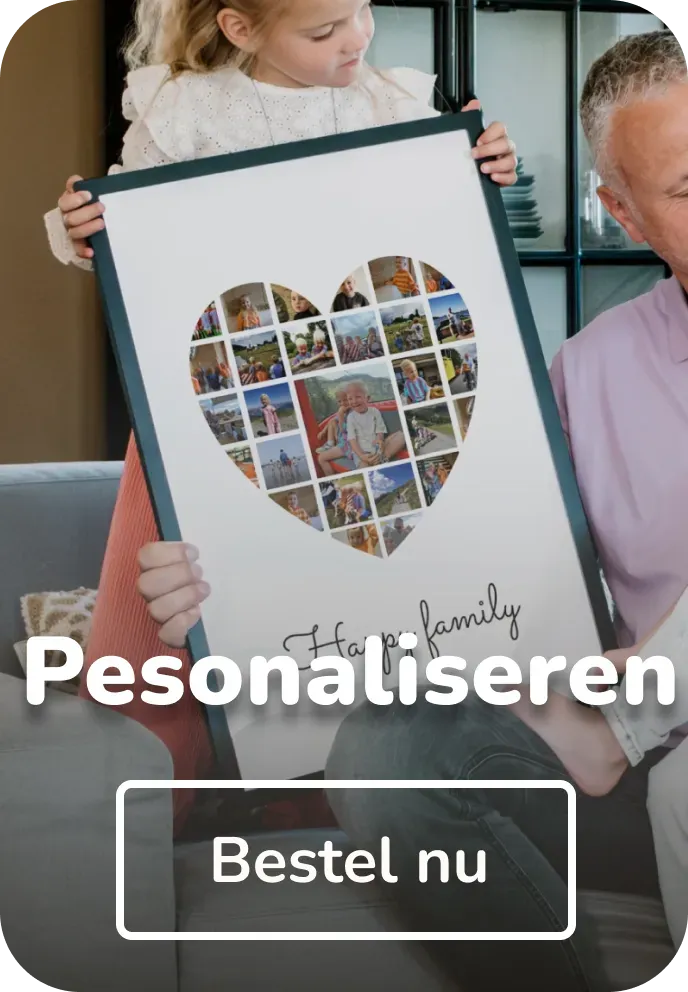 Poster in lijst personaliseren
