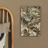 Vintage - Kunst - Ernst Haeckel - Salamanders - Dieren canvas 2cm klein -sfeer3