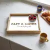 Papy et Mamie - Collage de lettres Dienblad Rechthoek middel -sfeer2