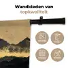 Gouden Bergen bij Maanlicht Wandkleed katoen klein -sfeer2