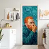 Portret - Klassiek - Blauw deurposter klein -sfeer5