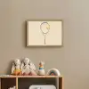Tennisracket - Bal - Beige Light Box met batterij (Wandlamp kind) middel -sfeer2_kind