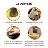 Illustratie - Drakenvrucht - Kleurrijk Inductie beschermer vinyl 3mm klein -zzzzzzz-td-werking