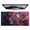 Abstract - Explosie - Neonkleuren Muismat XXL klein -zzz3d
