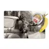 Eland - Auto - Gewei - Zwart - Wit Placemat vinyl groot -zzzproduct_Kitchenyeah-website