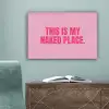 Tekst - Modern - Roze canvas 2cm klein -sfeer4