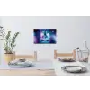 Eenhoorn - Sterren - Magisch - Blauw Muursticker klein -eettafel