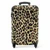 Luipaard - Patroon - Vlekken - Dierenprint NBS - Handbagage koffer - Unisex middel -productfoto_recht