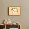 Koe - Oranje - Cartoon Light Box met batterij (Wandlamp kind) middel -sfeer2_kind