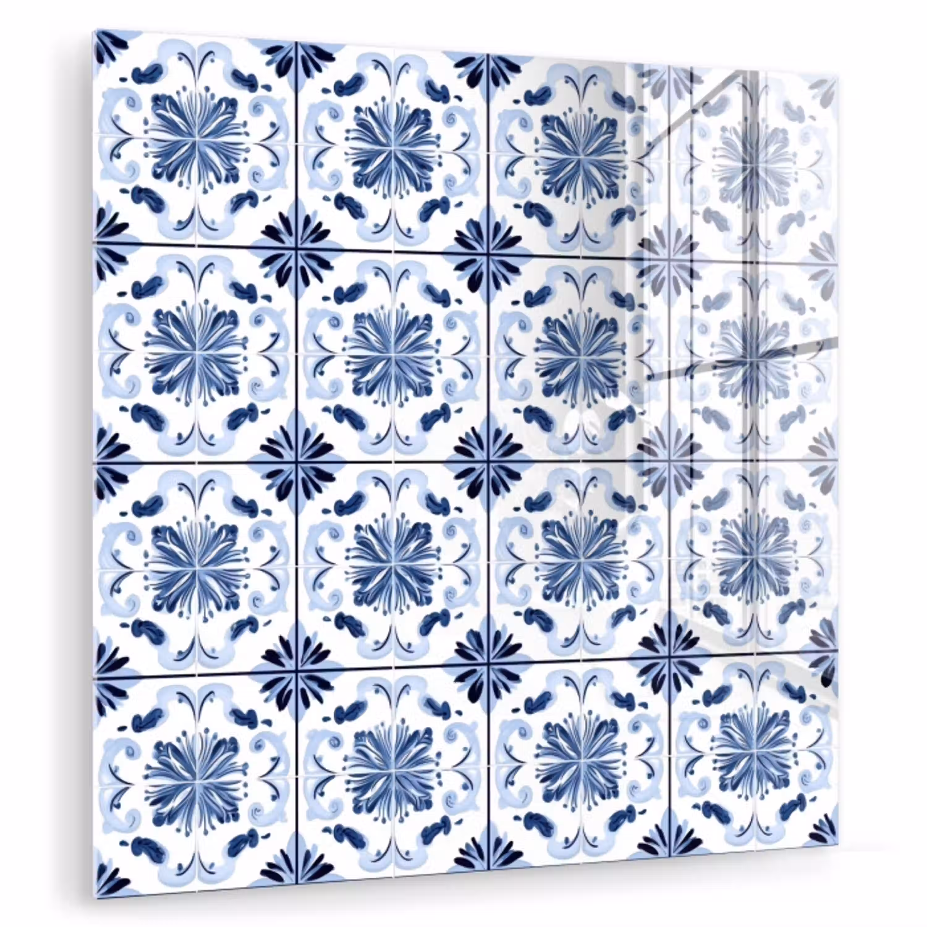 Patroon - Tegel - Blauw plexiglas 5mm klein 11 -zzzproduct_nieuw