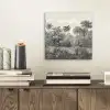 Tropisch - Landschap - Illustratie aluminium wit klein -sfeer1
