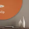 Cocktail - Oranje - Zomer - Quote Akoestische PET Vilt - Rond klein -sfeer5_closeup
