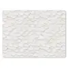 Schubben - Wit - Elegant muismat rubber klein 262 -3d