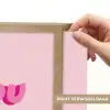 Bisou - Roze - Dikke letters Light Box met batterij (Wandlamp) middel -USP_websiteprintNL
