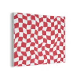 Golvend - Patroon - Rood PET vilt klein 837 -3d