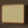 Waaier - Geometrisch - Groen Light Box met batterij (Wandlamp) middel 907 -z3d_website