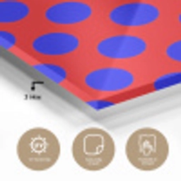Dots - Klassiek - Rood plexiglas 5mm klein 11 -sfeer2