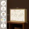 Goud - Licht - Nerf - Marmer Light Box met batterij (Wandlamp) middel 907 -USP_websiteoverzichtNL