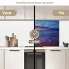 Zee - Strand - Zonsondergang - Wolken - Horizon keuken achterwand 2 middel -voor-na2_NL