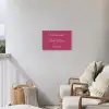 eat me out don't stress me out - Roze - Minimalistisch Tuinposter op houten frame 2 cm dik klein -sfeer1