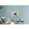 Bril - Hond - Kok Muursticker klein -plant