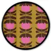 Abstract - Bloemen - Roze Fotolijst rond zonder passe partout klein 856 -3d