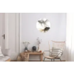 Goudvissen - Modern - Wit Wandcirkel aluminium klein -woonkamer