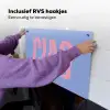 Ciao - Roze - Blauw - Golvend Inductie beschemer met haakjes klein -ky-ophangen-nl